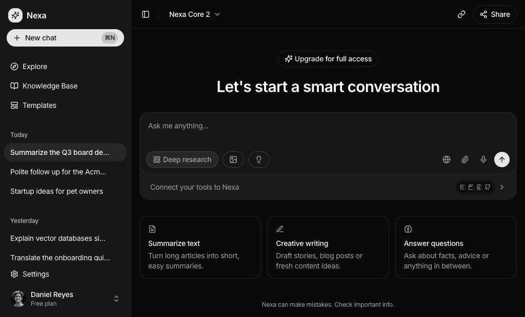 AI chat blocks