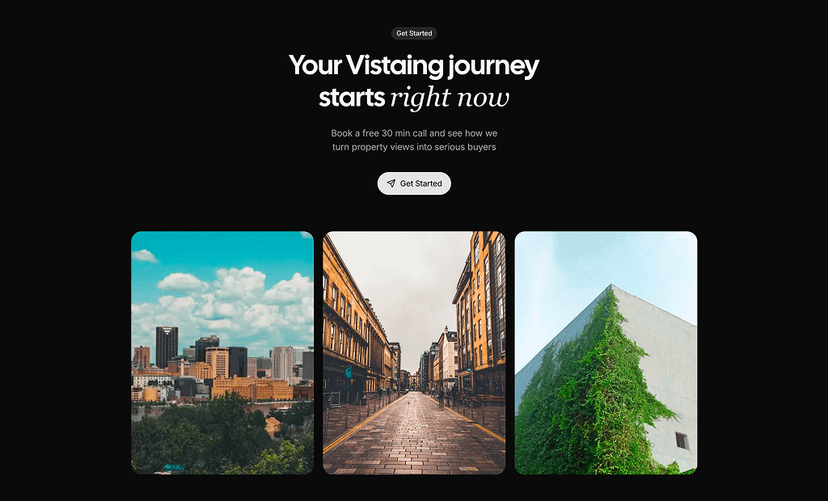 shadcn cta sections dark