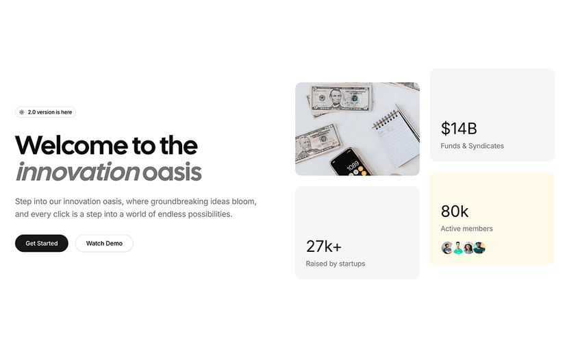 shadcn hero sections