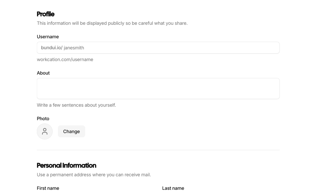 shadcn uishadcn form layouts blocks block